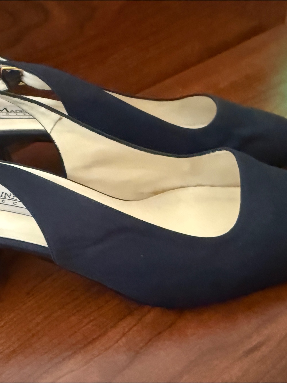 Navy Slingback Women's Pumps - Classic Navy Heels size 10 NIB Madeline Stuart